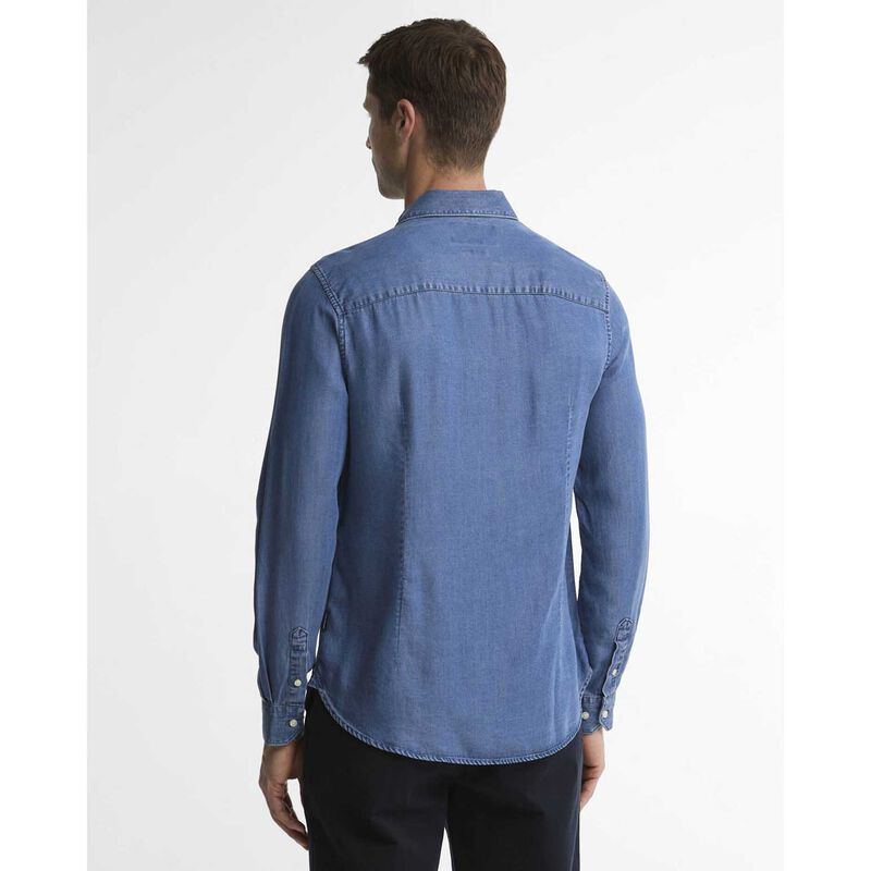 Barbour Burnett Denim Tailored Long-Sleeved Shirt image number 1